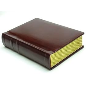 Professional 4x6 Burgundy Slip-in Wedding/Parent Photo Album holds 40 photos