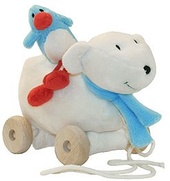 Childrens Toyshop  Toys : Emile Pull Along Bear Toy