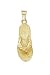 14k Flip-Flop Sandal Pendant - JewelryWeb