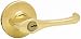 Kwikset 405DNL 3 CP Security Dorian Entry Lever, Polished Brass
