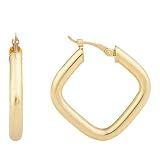 Charles Garnier Yellow Gold Hoop Earringsngs