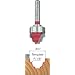 Freud 39-522 3/4-Inch Diameter Top Bearing Ogee Fillet Groove Router Bit with 1/4-Inch Shank