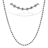 Sterling Steel Bead Chain 20