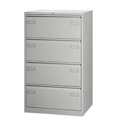 BISLEY H�ngeregistraturschrank "Light" doppelbahnig  - 4 Schubladen - lichtgrau