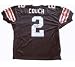 Tim Couch, Cleveland Browns Official NFL Pro Line Autographed Authentic Starter Football Jersey - With 1999 Commemorative Patch