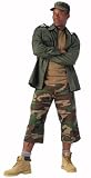 Woodland Camouflage Rip-Stop BDU Capri Pants