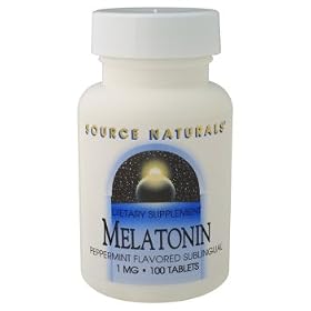 Source Naturals - Melatonin - 1 mg, 100 sublingual tablets