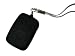 BLACK Silicone Skin Case Cover for Creative Labs Zen Stone 1gb & 2gb with Lanyard