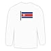 Long Sleeve T-shirt with Korean, Korea, flag, North