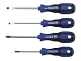 Best Price Wiha 46098 Screwdriver Set, Slotted And Phillips, 3K Cushion Grip Handles, 4 Piece