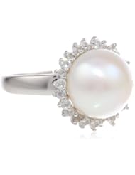 Sterling Sliver 11.5-12.0mm Freshwater Cultured Pearl Ring