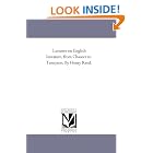 Click here to buy Lectures on English literature, from Chaucer to Tennyson. By Henry Reed. by  Michigan Historical Reprint Series.