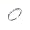 Studio 925 Stabile Montana Sapphire CZ Baguette Sterling Silver Stacking Ring, 5