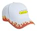 You're Only Alive Because My Norwich Terrier Thinks You're Cute! Adult White Hat with Red Flames FIRE