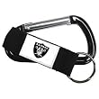 Oakland Raiders Black Carabiner Keychain