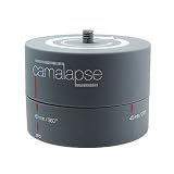 Produkt-Bild: Camarush Camalapse Rotierender Panoramakopf (Stativkopf, Schwenkkopf, Eieruhr) f&uuml;r Panorama & Panning Time-Lapse Zeitraffer-Video mit Digitalkamera & Camcorder