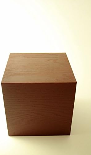 Wood Box 11"x 11"x 11" Painted Brown With Lid Storage Box Keepsake Handmade Wooden Storage Bin