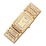 Gordon's Jewelers Men's Wittnauer Krystal Gold-Tone Bracelet Watch with Crystal Accents (Model: 11A06)