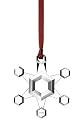 Orrefors Annual, Christmas Ornament Snowflake