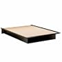 South Shore Furniture Basic Collection Full Platform Bed, Black