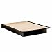 South Shore Furniture Basic Collection Full Platform Bed, Black