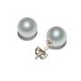 14k Yellow Gold 9-10mm South Sea Pearl Stud Earrings