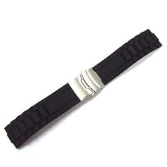 Kautschukarmband der Marke WCC� (schwarz) Bandansto� 20 mm