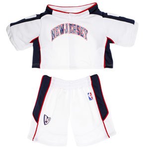 Build-A-Bear Workshop New Jersey Nets Warm-Up 2 pc.