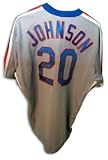 Howard Johnson Signed New York Mets Grey Throwback Jersey