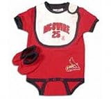 St Louis Cardinals Mark McGwire Newborn Bib and Bootie Set