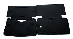 BLACK Silicone Skin Case for Nintendo DS Lite / NDSL / DSL + LCD TOP / BOTTOM Screen Protector sticker (2 Pack)