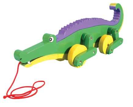 Childrens Toyshop  Toys : Pull-A-Long Crocodile