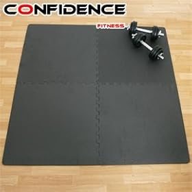 4 x Confidence Interlocking EVA Foam Gym Floor Mat/Guards