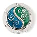 Finders Key Purse Hanger Aqua Swirl