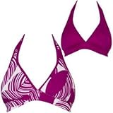 Raisins Jamaica Me Crazy Hibiscus Reversible Halter Top - Women's