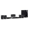 Panasonic SC-XH150EG-K 5.1 DVD Heimkinosystem (HDMI, Upscaler 1080p, Scart-Anschluss, USB 2.0) schwarz