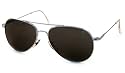 American Optical AO Flight Gear General Aviator Sunglasses 52 mm Gold Wire Spatula True Color 30576