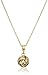Amazon Collection Sterling Silver Polished Rope Band Loveknot Pendant Necklace, 18