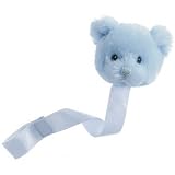My First Teddy Pacifier Clip (Blue)