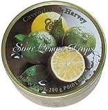 Cavendish & Harvey Sour Lemon Drops,10- 6oz Tins