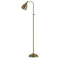Pharmacy Floor Lamp with Adjustable Pole - Antique Brass