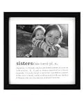 Review Jaf Gifts  / 4x6 Sister Picture Frame DEFINITIONS - Black