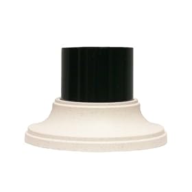 Adjusta-Post Everstone Outdoor Pier Base, White #SPB-WH