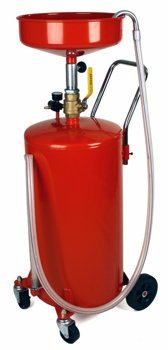 18 Gallon Oil Waste Drain Tank Pan Auto Garage Lift Easily Drain  &  Dispose Oil