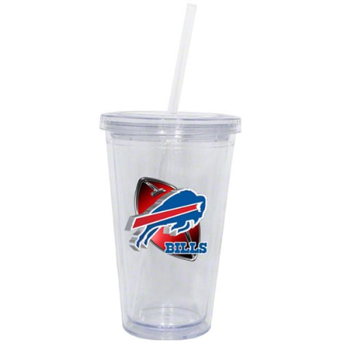 Buffalo Bills Double Wall with Straw