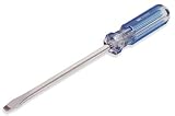 Flat Professional Screwdriver - 3/8 Inch x 8 Inch