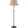 Royce Lighting RLFL5140/1-38 Manhasset Collection Single-Light Indoor/Outdoor Floor Lamp, Natural Linen Fabric Shade, Natural Iron Finish