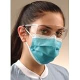 Crosstex Isofluid Earloop Face Masks, Blue, 50/bx Crosstex Isofluid Earloop Face Masks, Blue, 50/bx