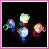 24 Jumbo Light Up Diamond Rings (1)