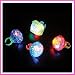 24 Jumbo Light Up Diamond Rings (1")